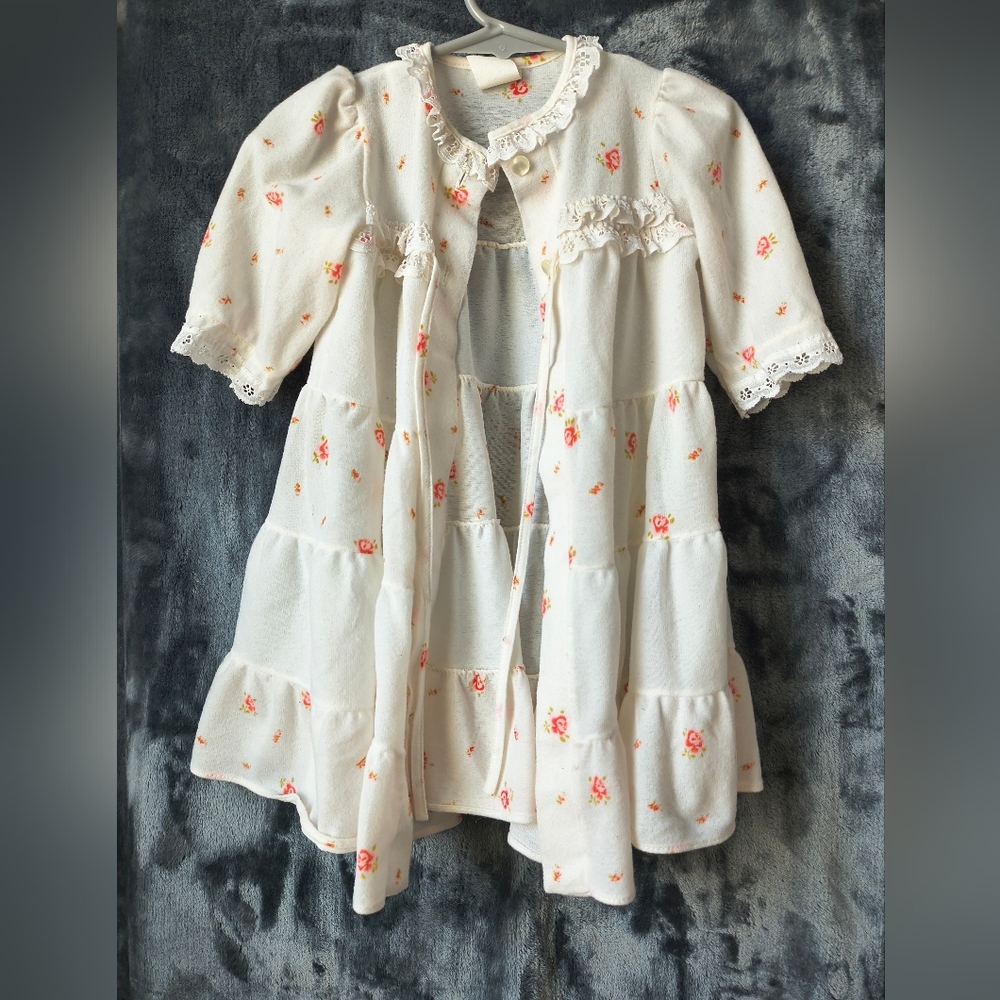 Floral Ruffle Button-Up Dress
